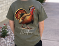 Turkey Camo Adult Short Sleeve Shirt